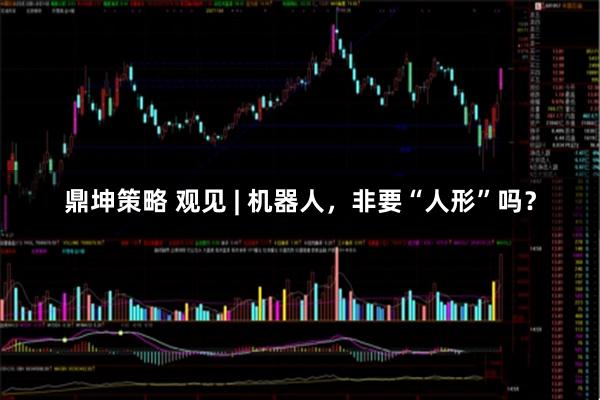 鼎坤策略 观见 | 机器人，非要“人形”吗？