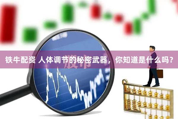 铁牛配资 人体调节的秘密武器，你知道是什么吗？